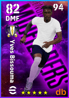 Yves Bissouma — DMF, OVR 82, MAX 94