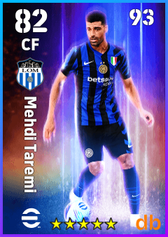 Mehdi Taremi — CF, OVR 82, MAX 93