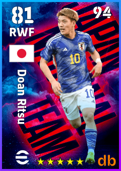 Doan Ritsu — RWF, OVR 81, MAX 94