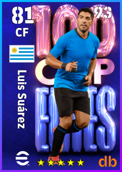 Luis Suárez eFootball player card