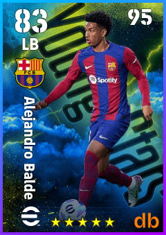 Alejandro Balde eFootball player card