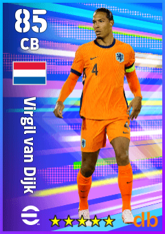 Virgil van Dijk eFootball player card