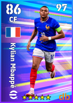 Kylian Mbappé eFootball player card