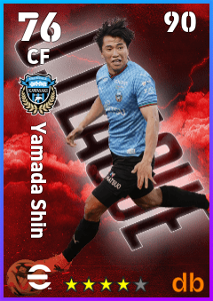 Yamada Shin — CF, OVR 76, MAX 90