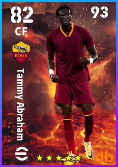 Tammy Abraham — CF, OVR 82, MAX 93
