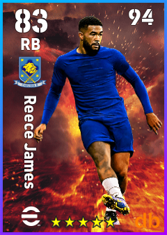 Reece James — RB, OVR 83, MAX 94