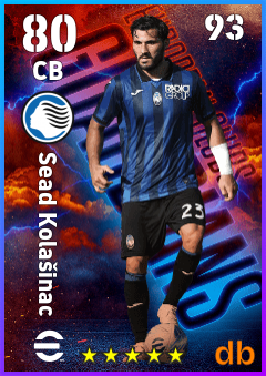 Sead Kolašinac eFootball player card