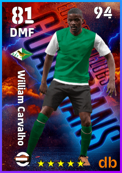 William Carvalho — DMF, OVR 81, MAX 94