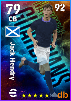 Jack Hendry eFootball player card