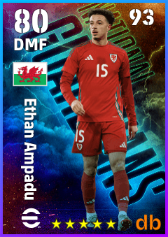 Ethan Ampadu eFootball player card