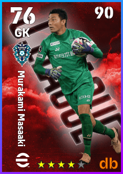 Murakami Masaaki — GK, OVR 76, MAX 90