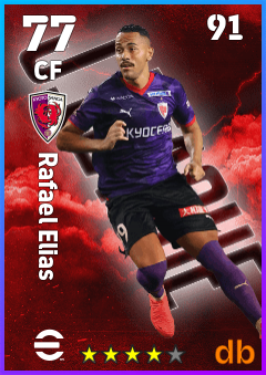 Rafael Elias — CF, OVR 77, MAX 91