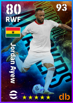 Jordan Ayew — RWF, OVR 80, MAX 93