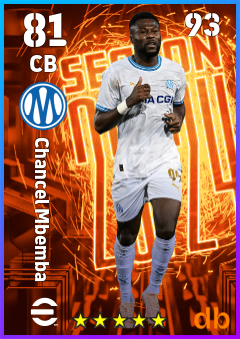 Chancel Mbemba — CB, OVR 81, MAX 93