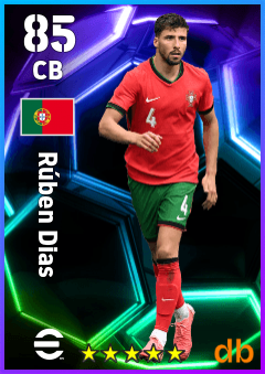 Rúben Dias — CB, OVR 85, MAX 85