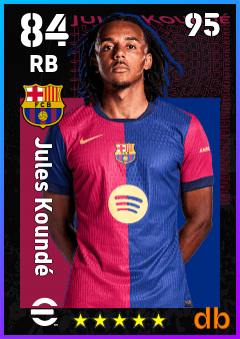 Jules Koundé — RB, OVR 84, MAX 95