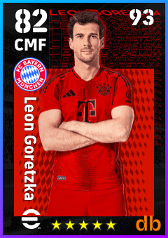 Leon Goretzka — CMF, OVR 82, MAX 93