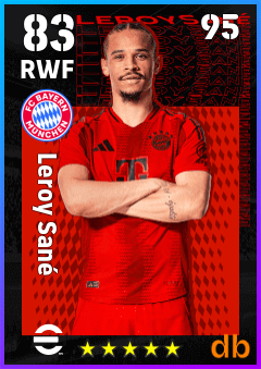 Leroy Sané eFootball player card