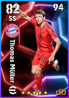 Thomas Müller — SS, OVR 82, MAX 94
