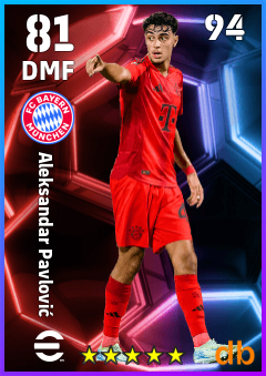 Aleksandar Pavlović — DMF, OVR 81, MAX 94
