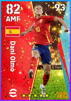 Dani Olmo eFootball player card