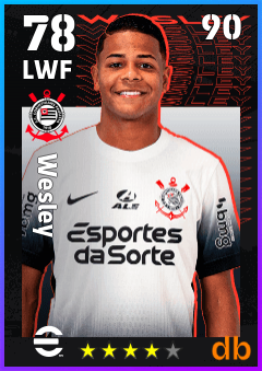Wesley — LWF, OVR 78, MAX 90
