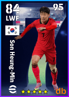 Son Heung-Min — LWF, OVR 84, MAX 95