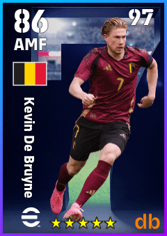 Kevin De Bruyne eFootball player card