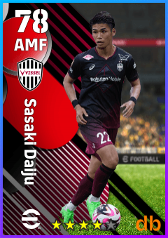 Sasaki Daiju — AMF, OVR 78, MAX 78