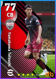 Yamakawa Tetsushi — CB, OVR 77, MAX 77