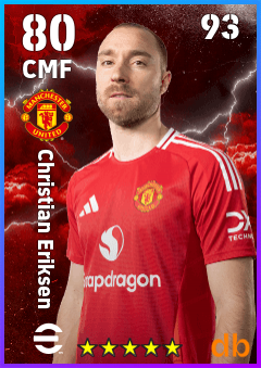 Christian Eriksen — CMF, OVR 80, MAX 93