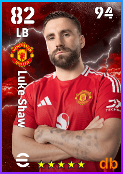Luke Shaw — LB, OVR 82, MAX 94
