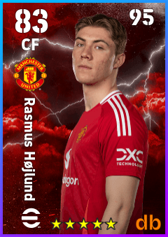 Rasmus Højlund eFootball player card