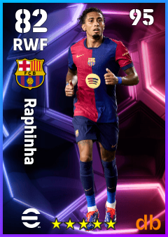Raphinha eFootball player card