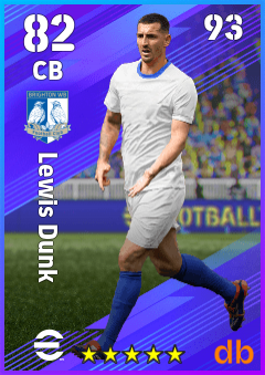 Lewis Dunk — CB, OVR 82, MAX 93