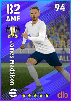 James Maddison — AMF, OVR 82, MAX 94