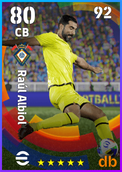 Raúl Albiol — CB, OVR 80, MAX 92