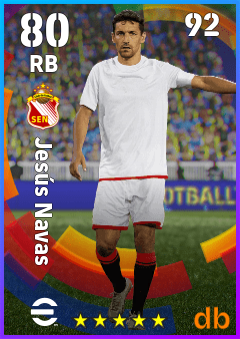 Jesús Navas — RB, OVR 80, MAX 92