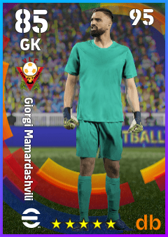 Giorgi Mamardashvili — GK, OVR 85, MAX 95
