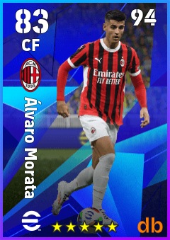 Álvaro Morata — CF, OVR 83, MAX 94