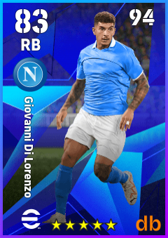 Giovanni Di Lorenzo — RB, OVR 83, MAX 94