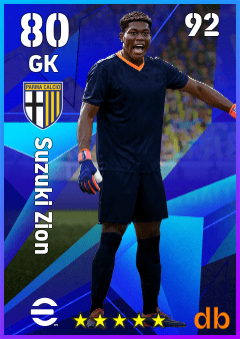 Suzuki Zion — GK, OVR 80, MAX 92