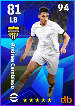 Andrea Cambiaso — LB, OVR 81, MAX 94