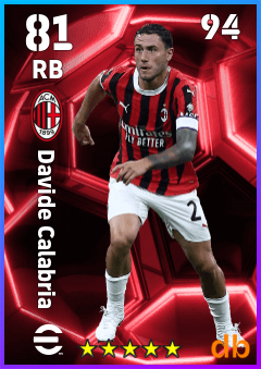 Davide Calabria — RB, OVR 81, MAX 94