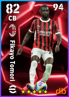 Fikayo Tomori — CB, OVR 82, MAX 94