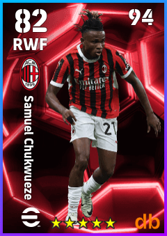 Samuel Chukwueze — RWF, OVR 82, MAX 94