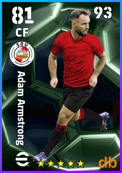 Adam Armstrong — CF, OVR 81, MAX 93