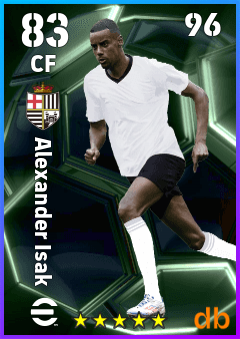 Alexander Isak eFootball player card