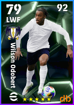 Wilson Odobert — LWF, OVR 79, MAX 92