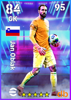 Jan Oblak — GK, OVR 84, MAX 95